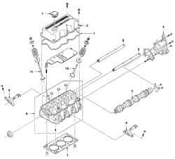 Детали головки блока цилиндров